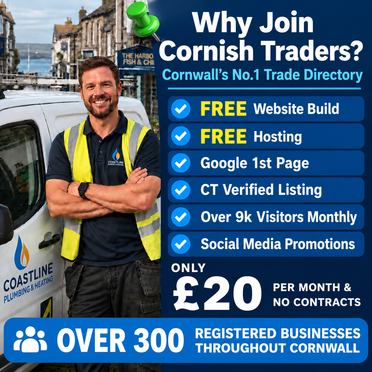 cornish traders,cornwalls trade directory, electricians,builders,plumber,plumbers,cornwall,truro,st austell,bodmin,newquay,truro,ct verified,cornish traders,